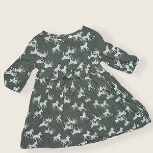 Old Navy Zebra Ruffle Dress For Toddlers Size 2T